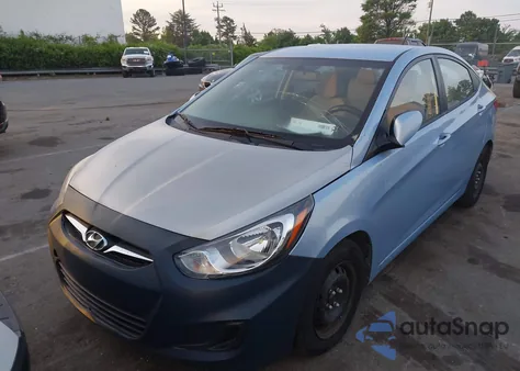 2012 Hyundai Accent Gls z USA, uszkodzony, nr VIN KMHCT4AE1CU201372